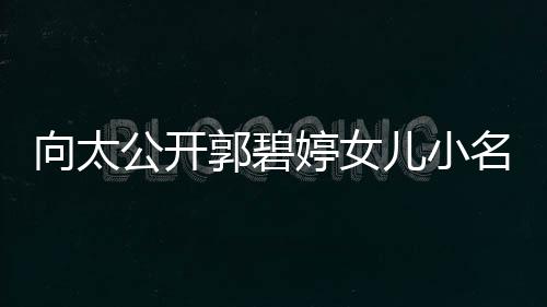 名 买豪励儿宅奖婷女儿小公开郭碧向太媳妇亲证